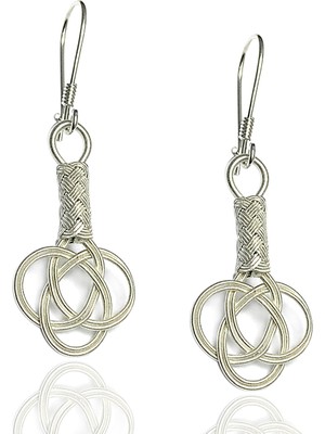 Midyat Nurtaş Gümüş 1000 Ayar Kazaziye Kadın Gümüş Küpe