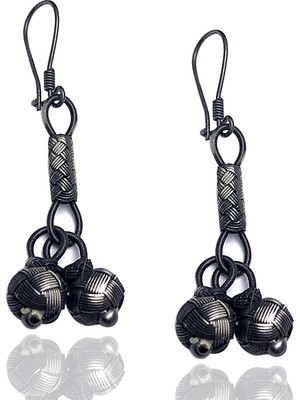 Midyat Nurtaş Gümüş 1000 Ayar Kazaziye Kadın Gümüş Küpe