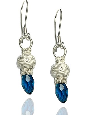 Midyat Nurtaş Gümüş 1000 Ayar Kazaziye Kadın Gümüş Küpe