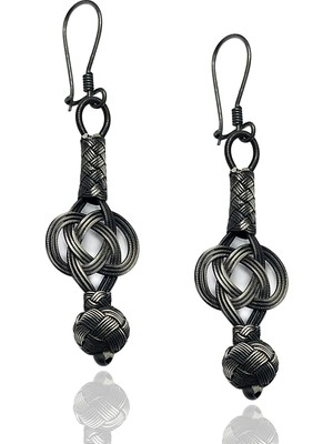 Midyat Nurtaş Gümüş 1000 Ayar Kazaziye Kadın Gümüş Küpe