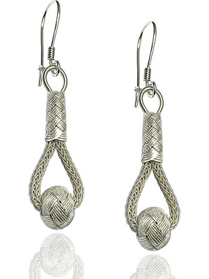 Midyat Nurtaş Gümüş 1000 Ayar Kazaziye Kadın Gümüş Küpe