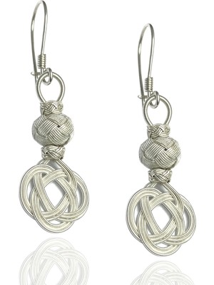 Midyat Nurtaş Gümüş 1000 Ayar Kazaziye Kadın Gümüş Küpe