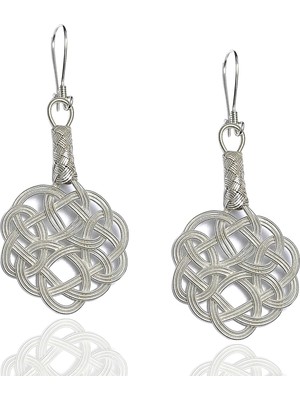 Midyat Nurtaş Gümüş 1000 Ayar Kazaziye Kadın Gümüş Küpe