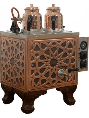 KUTLU TİCARET 2 Demlikli Bakır Çay Kazanı