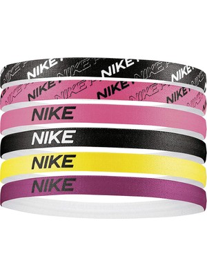 Nike N0002545-069 Printed Saç Bandı 6 Lı Paket