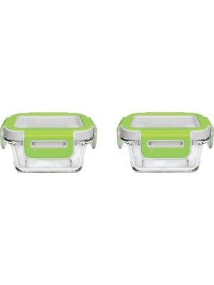 Paşabahçe 53802 Storemax Cam Kilitli Saklama Kabı 2'li