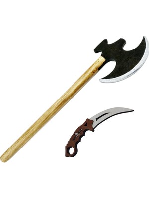 Ahtek Ahşap Oyuncak Balta + Bıçak