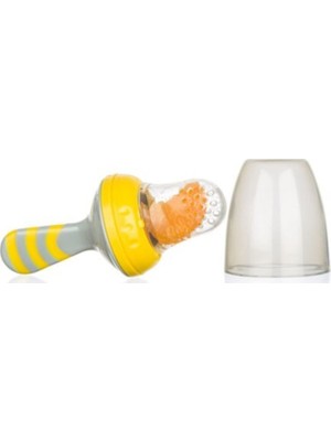 Bebedor Bebek Silikon Meyve ve Sebze Süzgeci Emziği  SARI-589