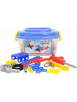 Polesie Mucit Tasarım Parçaları 2 Uçak Birden 186 Parça Kutuda