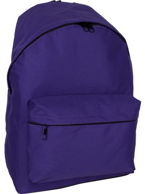 Bagacar 126 Su Geçirmez Kumaş Lila Unisex Günlük ve Okul Sırt Çantası 43x12x30 cm – Şık ve Dayanıklı Tasarım