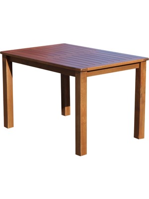 Bahçeme Ahşap Bahçe Balkon Mutfak Masası -Bodrum 4 Ayak 90X160