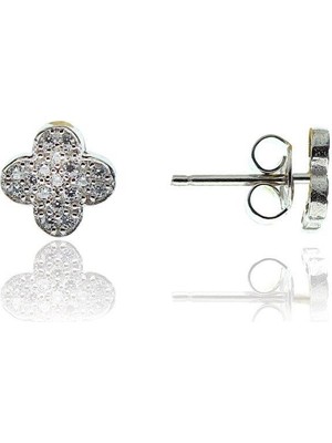 Söğütlü Si̇lver Yonca Küpe