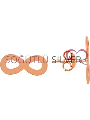 Söğütlü Si̇lver Sonsuzluk Küpe