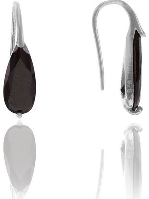 Söğütlü Si̇lver Onix Taşlı Damla Küpe