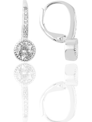 Söğütlü Si̇lver Gümüş Pırlata Montürlü Küpe