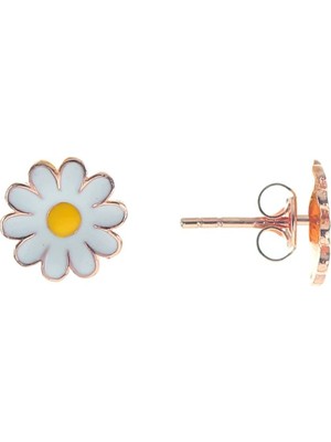 Söğütlü Si̇lver Gümüş Mini Papatya Küpe
