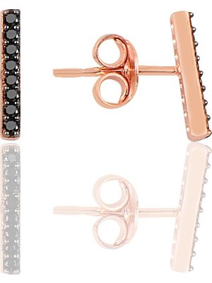 Söğütlü Si̇lver Gümüş Çizgi Küpe