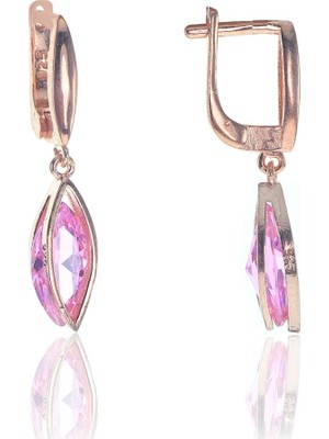 Söğütlü Si̇lver Geometrik Mekik Küpe