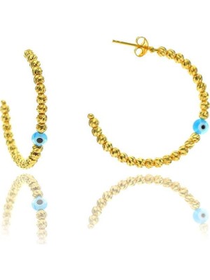 Söğütlü Si̇lver Büyük Boy Halka Dorica Küpe