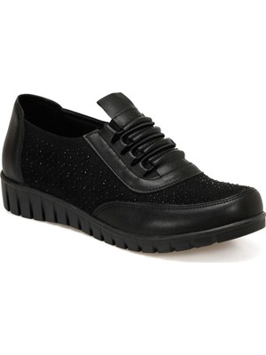 Polaris 156975.TZ Siyah Kadın Comfort Ayakkabı