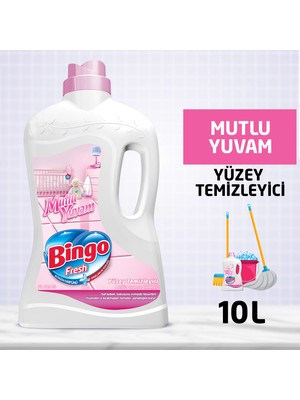 Bingo Fresh Yüzey Temizleyici 2,5 L Mutlu Yuvam 4'lü