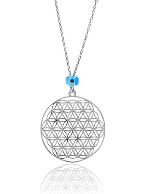 Söğütlü Silver Yaşam Çiçeği Kolye