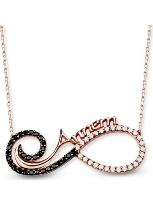 Söğütlü Silver Sonsuz Annem Kolye