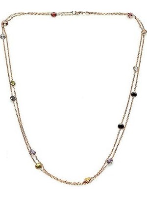 Söğütlü Silver Rose Kolye