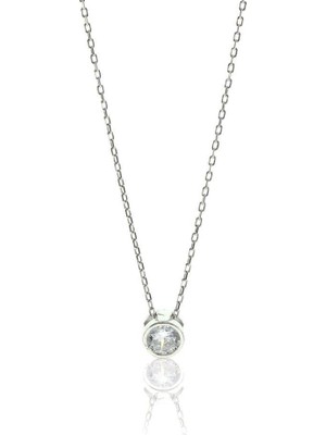 Söğütlü Silver Pırlanta Modeli Kolye