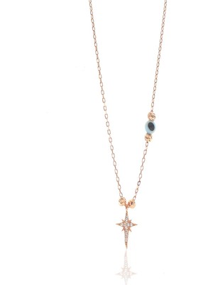 Söğütlü Silver Gümüş Dorica Toplu Kutup Yıldızı Kolye