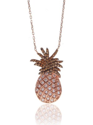 Söğütlü Silver Ananas Kolye