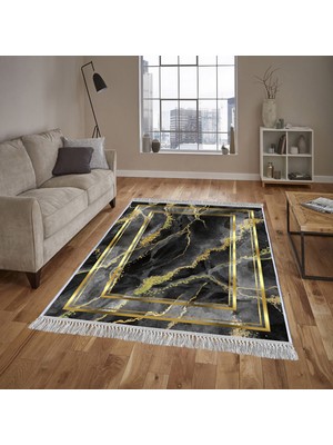 Homefesto Dekoratif Özel Tasarım Şönil Dokuma Taban Yumuşak Dokulu Halı Renkli 80 x 120 cm