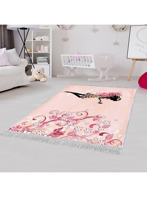 Homefesto Dekoratif Özel Tasarım Şönil Dokuma Taban Yumuşak Dokulu Halı Renkli 80 x 120 cm