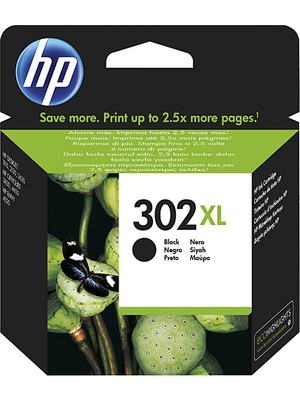 HP No 302XL Yüksek Kapasite Siyah Kartuş     
