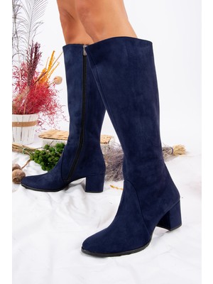 Fox Shoes Lacivert Kadın Çizme A654252702