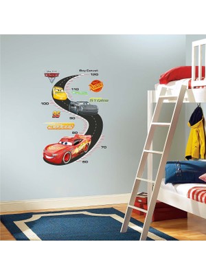 Dez Cars Boy Ölçer Çocuk Odası Duvar Sticker