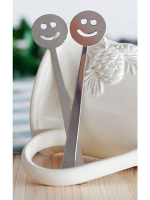 Alfa MT001 Gülen Yüz Emoji Çay Kaşığı 6'lı
