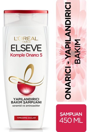 L Oreal Paris Elseve Sampuan 400 Ml Komple Onarici 5 Fiyati