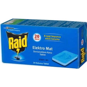 Elektro Mat Sivrisinek Kovucu Tablet 20'li