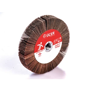 Vidalı Mop Zımpara Alüminyum Oksit Ø115 x 20 mm 40 Kum