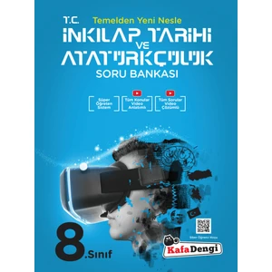 Kafa Dengi Yayınları 8.Sınıf T.C. İnkılap Tarihi Ve Atatürkçülük Soru Bankası (Tümü Video Çözümlü)