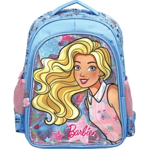 Barbie Lüks İlkokul Sırt Çantası Kız Çocuk Pembe Mavi