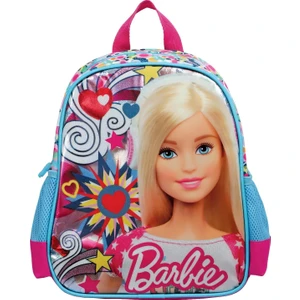 Frocx Barbie Tek Bölmeli Simli Anaokulu Çantası Kız Çocuk2 Pembe