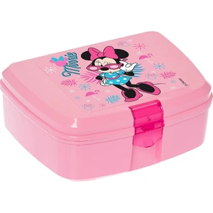Gözlüklü Minnie Mouse Pembe Beslenme Kutusu Kız Çocuk