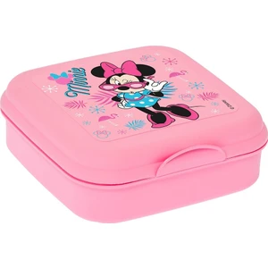 Herevin Gözlüklü Minnie Mouse Pembe Sandviç Kutusu Kız Çocuk