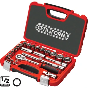Ceta Form C20-25PH2 25 Parça 1/2" 6 Köşe Lokma Takımı