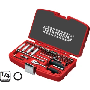 Ceta Form C00-50PH2 50 Parça 1/4” 6 Köşe Lokma Takımı -Plastik K.