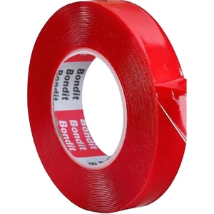 Silikonlu Çift Taraflı Akrilik Şeffaf Bant 10MM x 5 m