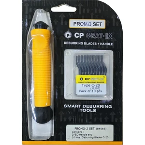 Grat-Ex 10 Parça Çapak Alma Raspa Seti, Promo Set 2