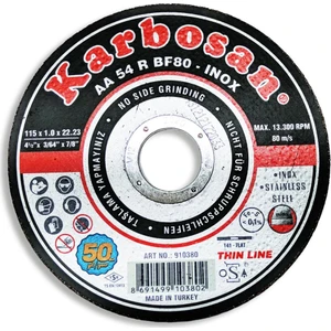 115Mm Inox Kesme Taşı